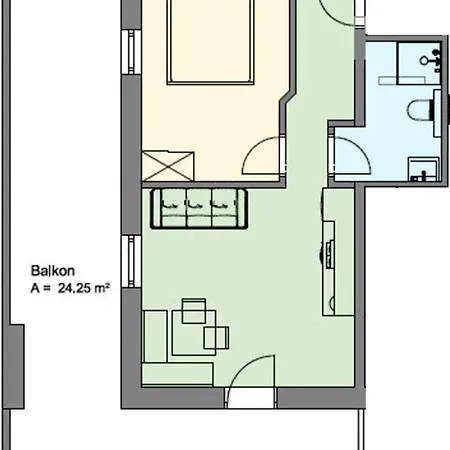 Apartmán Apartmenthaus Waldhorn *
